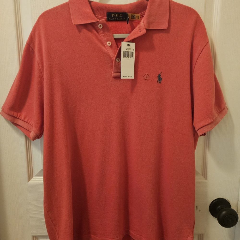 Polo by Ralph Lauren Men's Red Polo Shirt